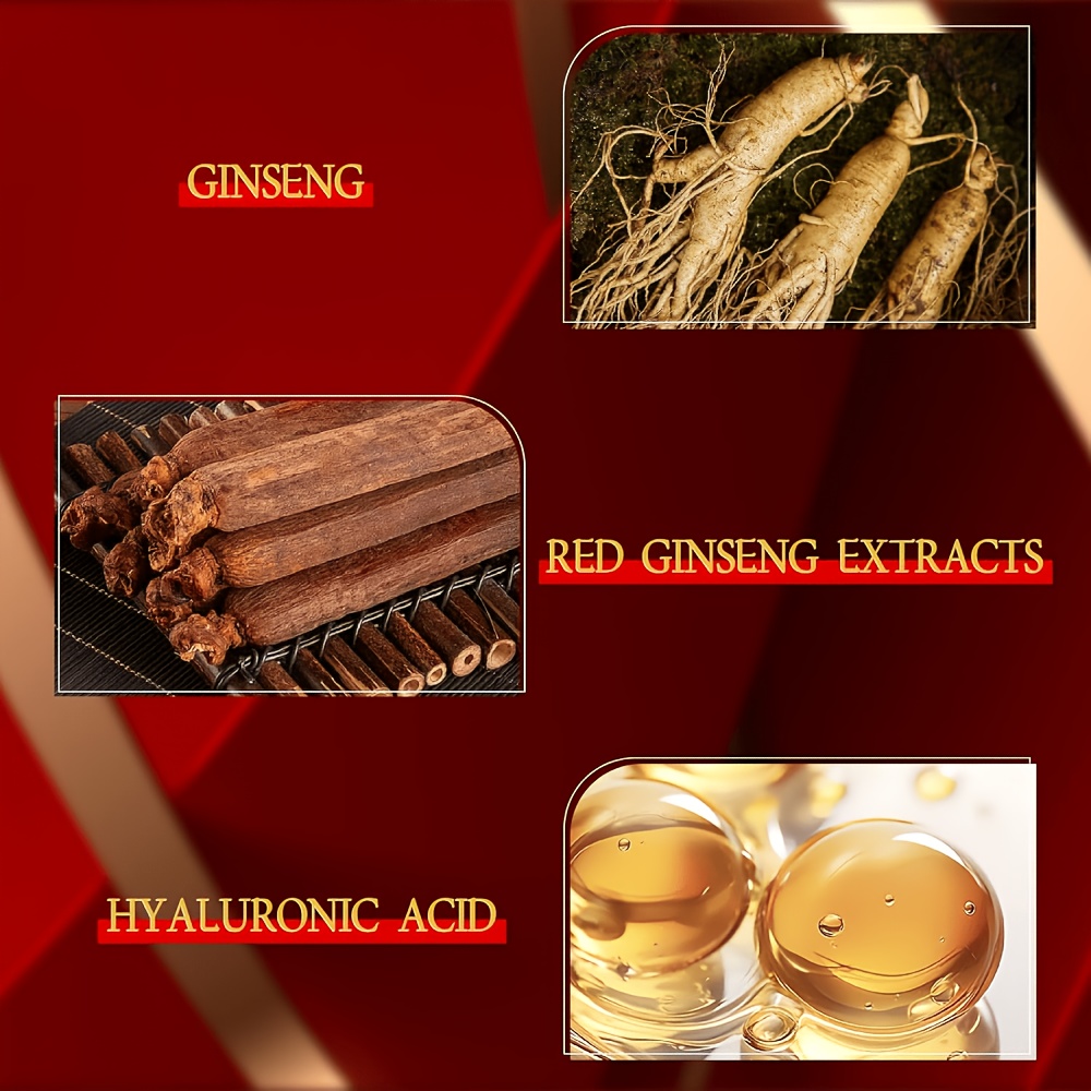 Colecție de îngrijire a pielii cu esență de ginseng coreean - Conține extracte vegetale, oferă hidratare profundă, întărește pielea, are o formulă ușoară și non-grasă, nu se aglomerează, prezentată într-o cutie cadou festivă