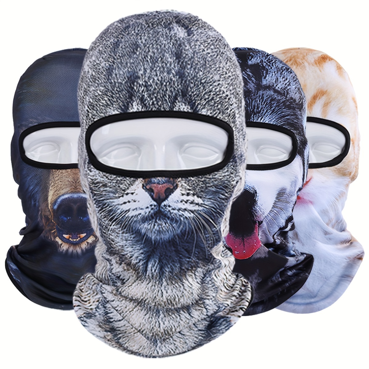 

Men's 3d Animal Balaclava Hat With Uv Protection For Outdoor Summer Entertainment