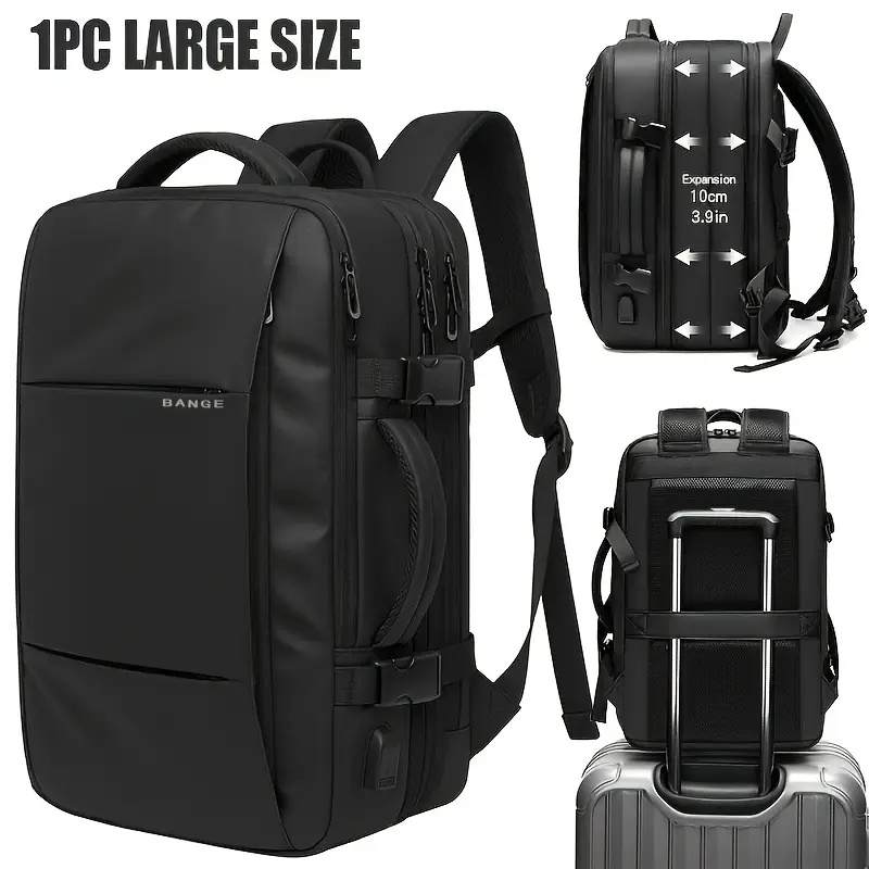 1pc large capacity *'s backpack, multifunctional 10.57gal travel backpack with shoe compart*t - business can * 17 inch laptop compart*t backpack perfect * Christmas, Valentine's Day, Thanksgiving - ... 1pc large capacity *'s backpack, multifunctional 10.57gal travel backpack with shoe compart*t - business can * 17 inch laptop compart*t backpack perfect * Christmas, Valentine's Day, Thanksgiving - ...