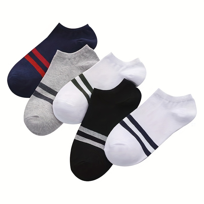 TEMU Striped Socks, Short Socks, Mountaineering Running Low-cut Socks Summer