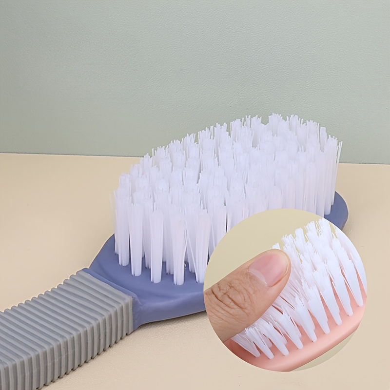   detangling brush for cats and dogs gentle plastic bristle massage comb with round handle ideal for shedding season daily   grooming tool pet   plush texture brush durable plastic bristles cat grooming brush Product details 5