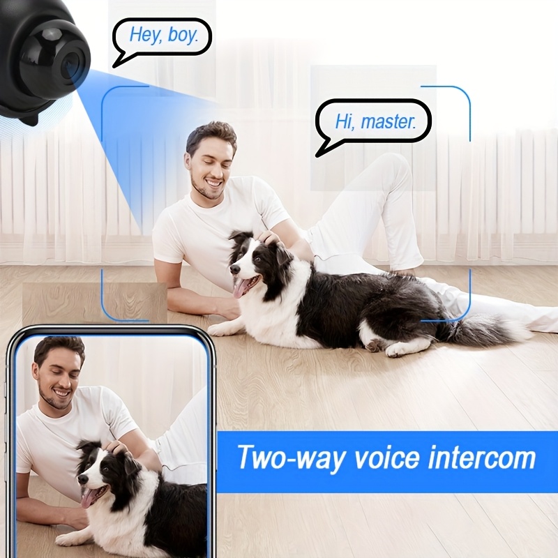 Smart Camera Wifi, 1pc Wireless Surveillance Camera, USB Power Supply, Remote monitoring, for Home, Office And Car Security, Visualize Through Mobile Application, Home Surveillance Camera