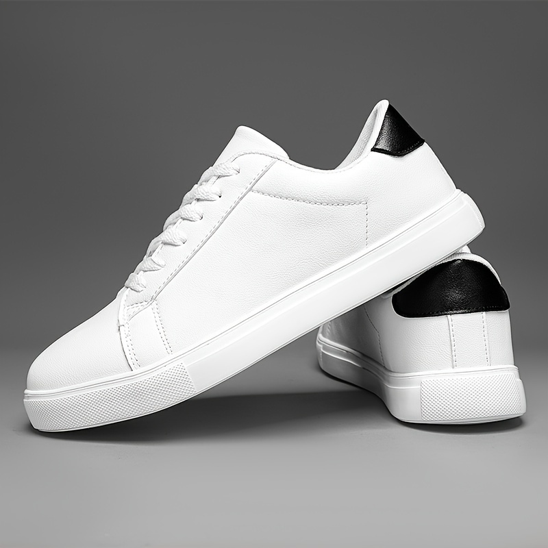 klassieke herensneakers met veters - stijlvol, casual & sportief,   wit, het hele jaar door te   met duurzame md-  & comfortabele binnen , lage top ontwerp voor dagelijks gebruik & hardlopen 8