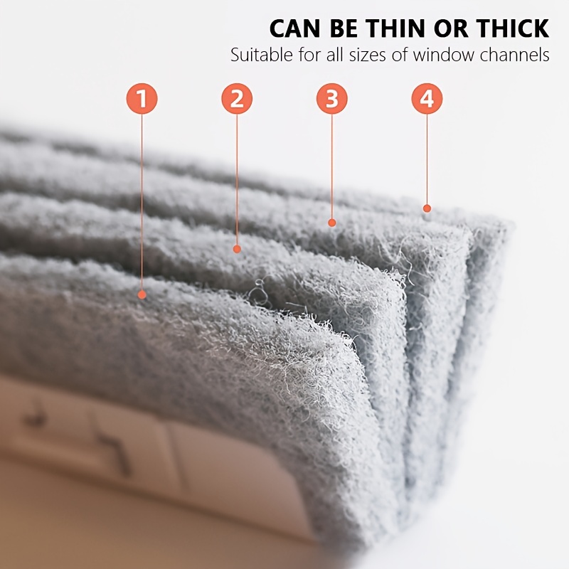 3pcs Universal Door and Window Track Cleaning Brushes,Easily Cleans 4 Small Crevices and Door Frames for Spotless Home,Cleaning Supplies,Cleaning Tool_voghion.com