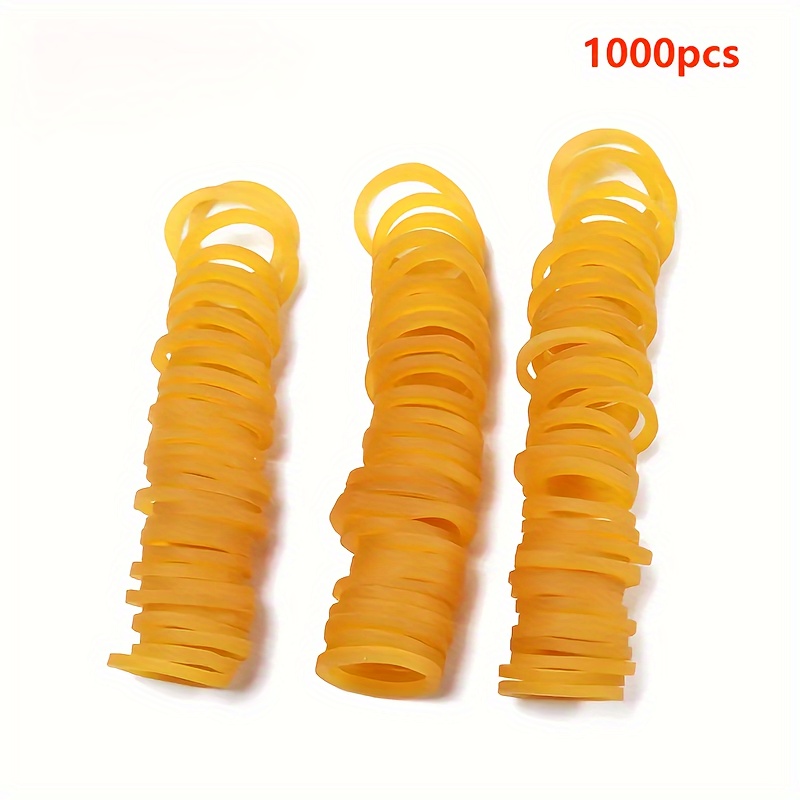 500 1000 2000 pieces of small rubber bands 10mm diameter rubber bands high elastic and resistant rubber durable and stretchable suitable for home office school use details 4