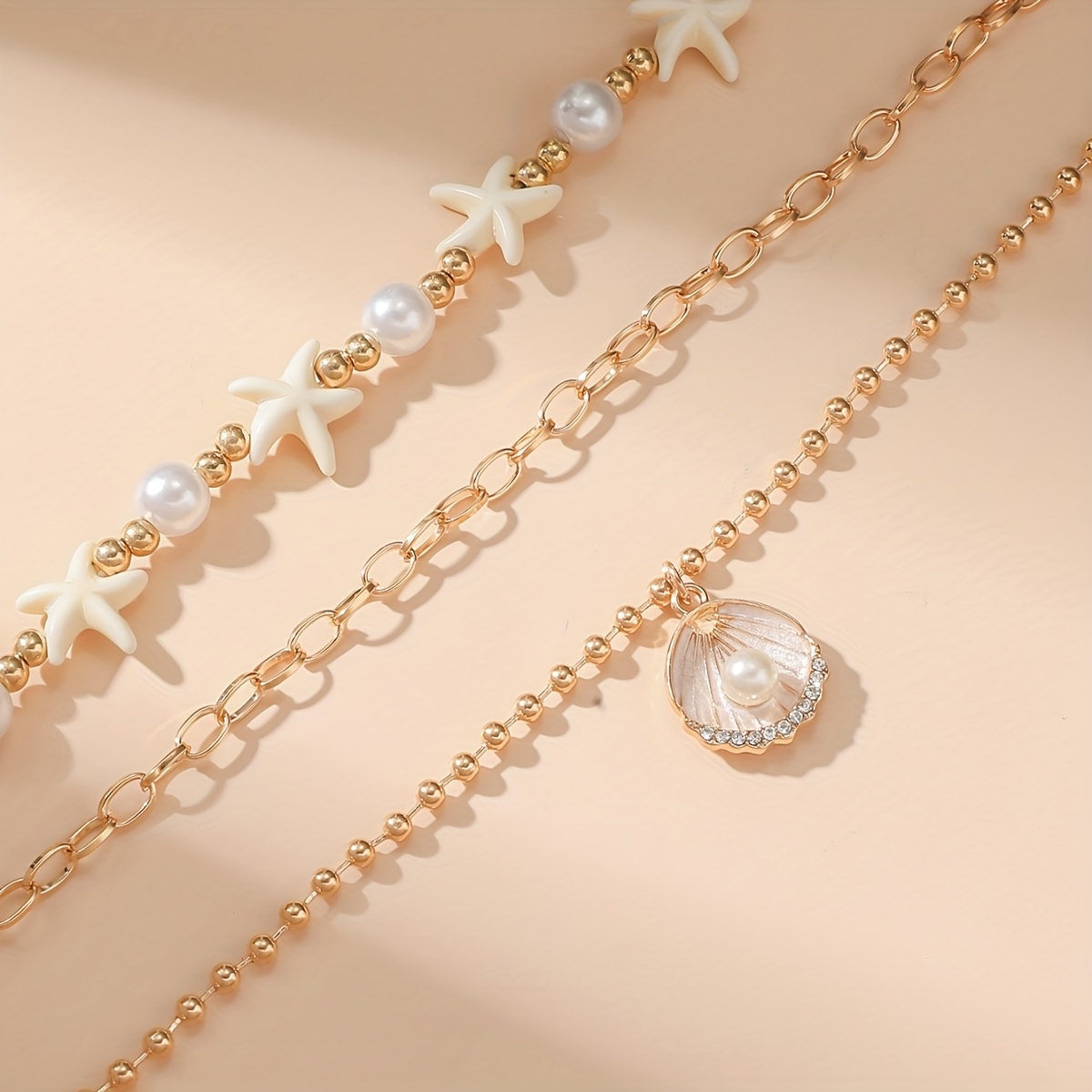 Boho Ocean Style Necklaces Set
