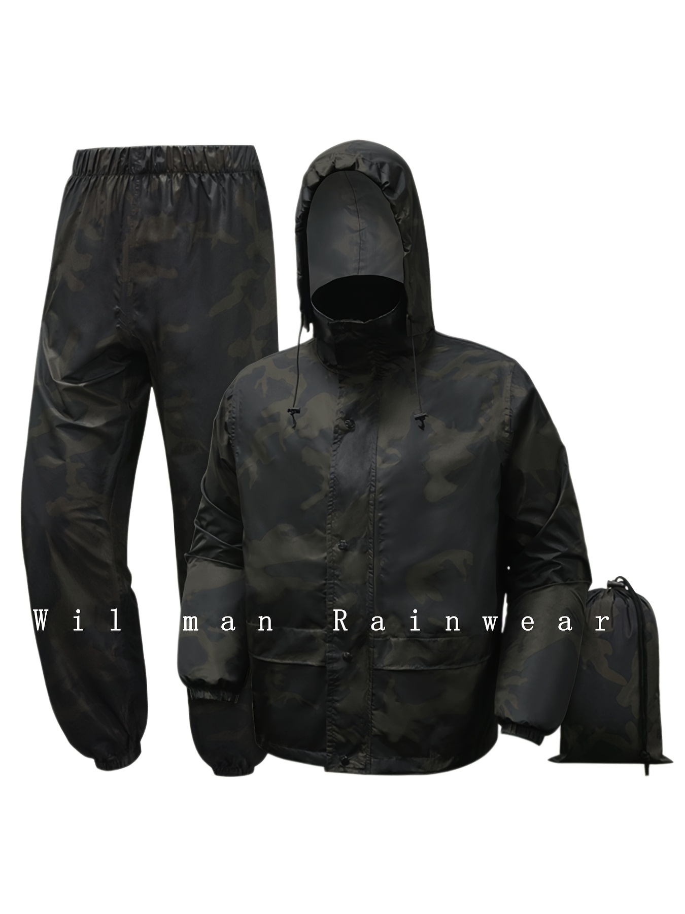 unisex 2pcs   jacket and pants windproof packable lightweight   for cycling hiking camping fishing golf soccer jungle construction work ideal gift for fathers day and valentines day