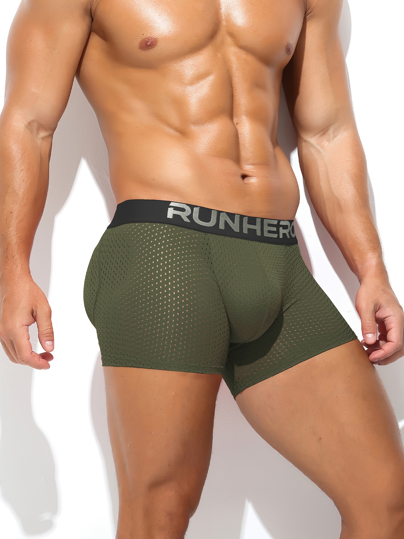 calzoncillos boxer transpirables malla hombres Temu Ecuador