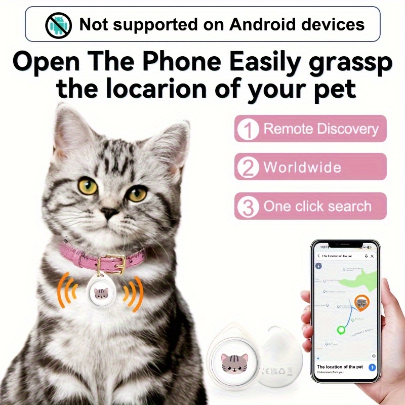 

Pet Locator, Anti-lost Device, Pet Tracking Device, Tracking Artifact Collar Suitable For Ios Device Use