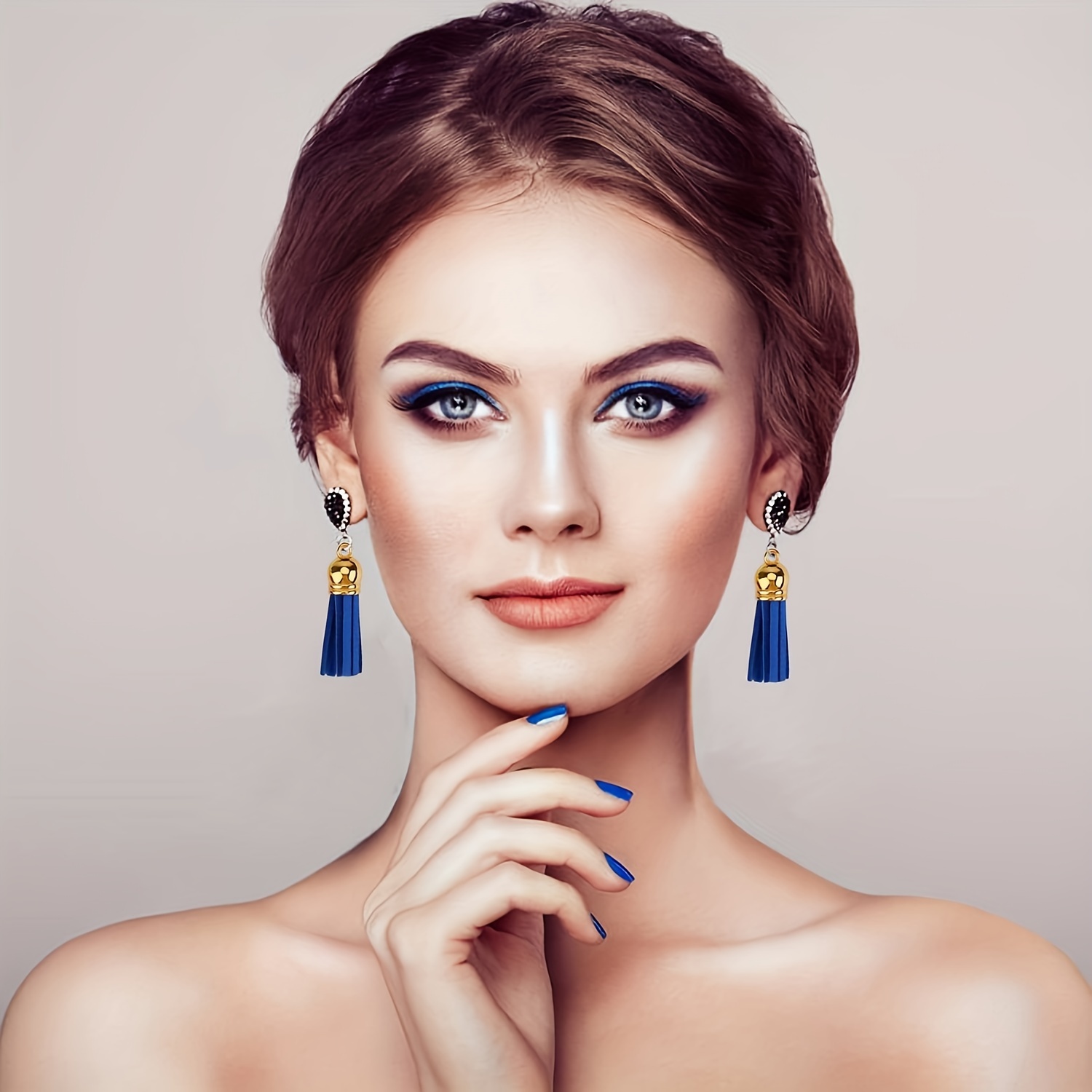 100pcs 25 colors elegant pu leather tassels set with diy craft accessory for jewelry earrings pendants keychains dense material easy attach hoop design details 3