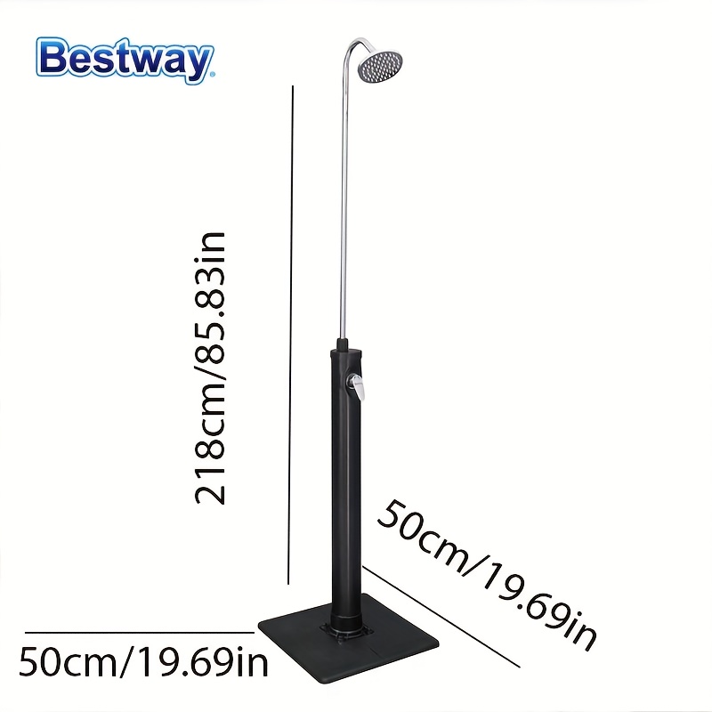 Image of 58694 8l 50 X 50 X 218cm Water Tank With 8 Litre Capacity Allows The Water To Be Heated By The Sun, Weather And Salt Water Resistant, Solar Water Heater