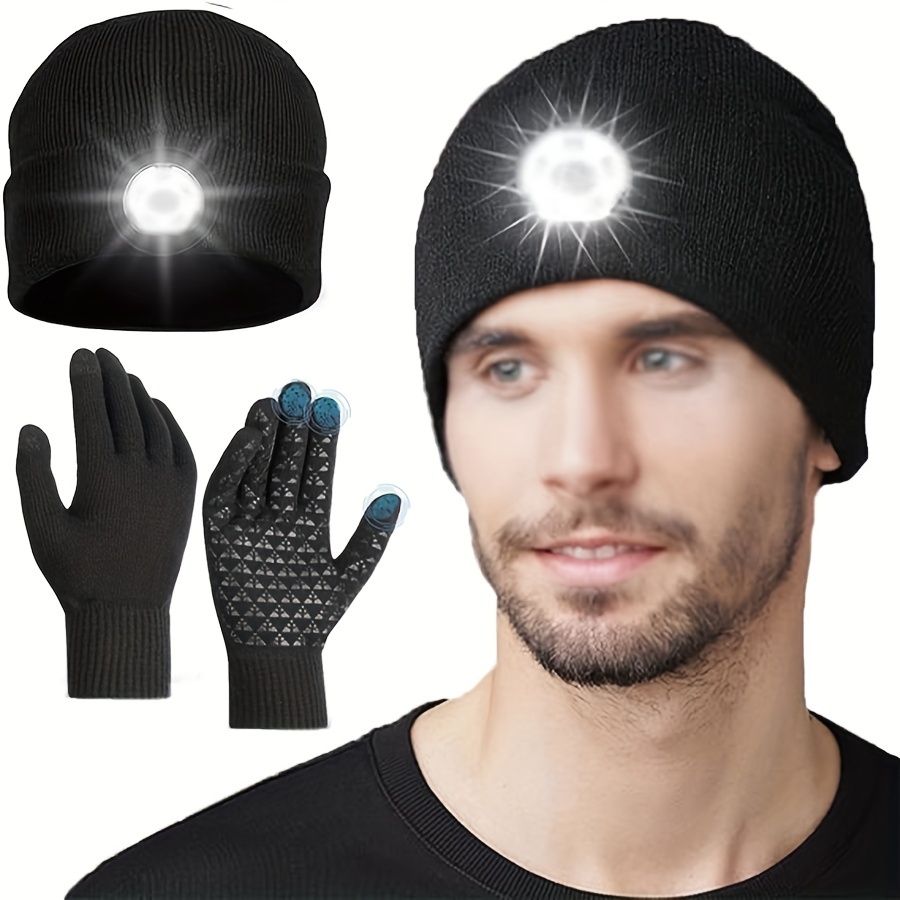 Fingerless Glove Waterproof Led Light Usb Rechargeable Light - Temu