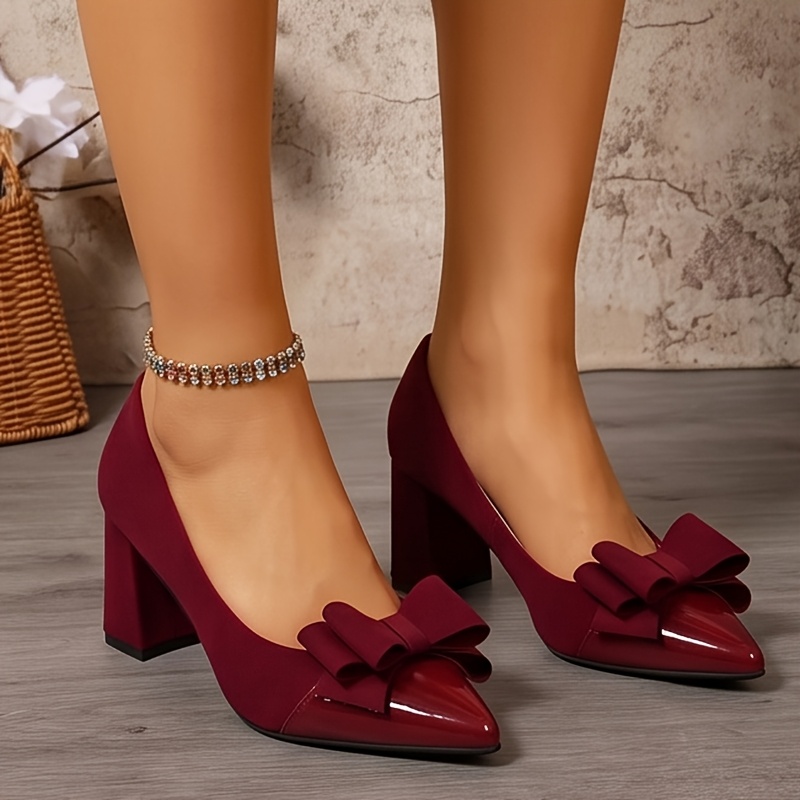 women block heels sold on Temu United States