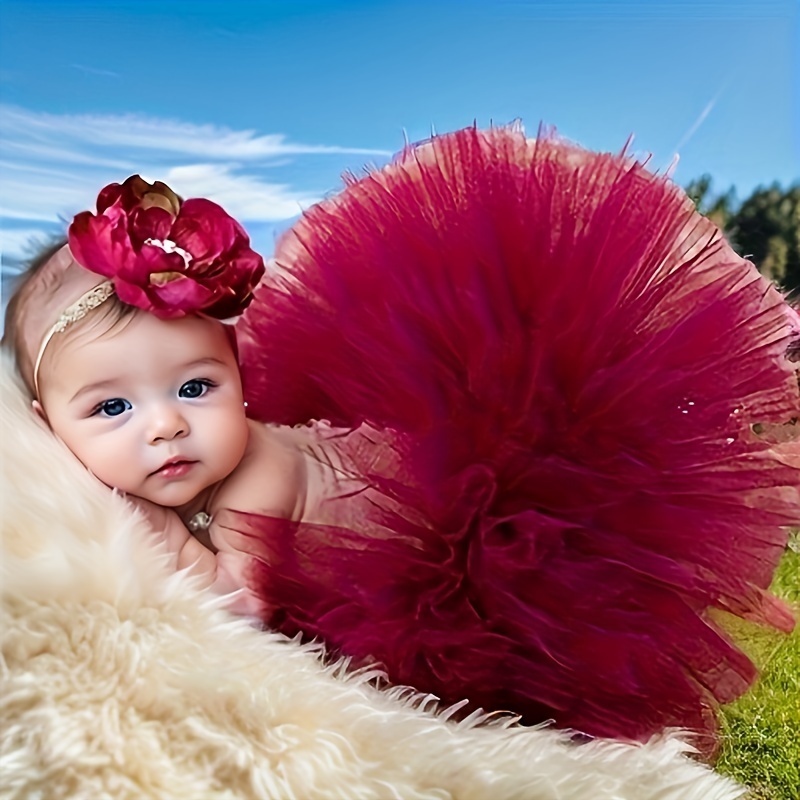 Adorable 2 Piece Baby Girl Tutu Skirt Hairband Outfit Temu Australia