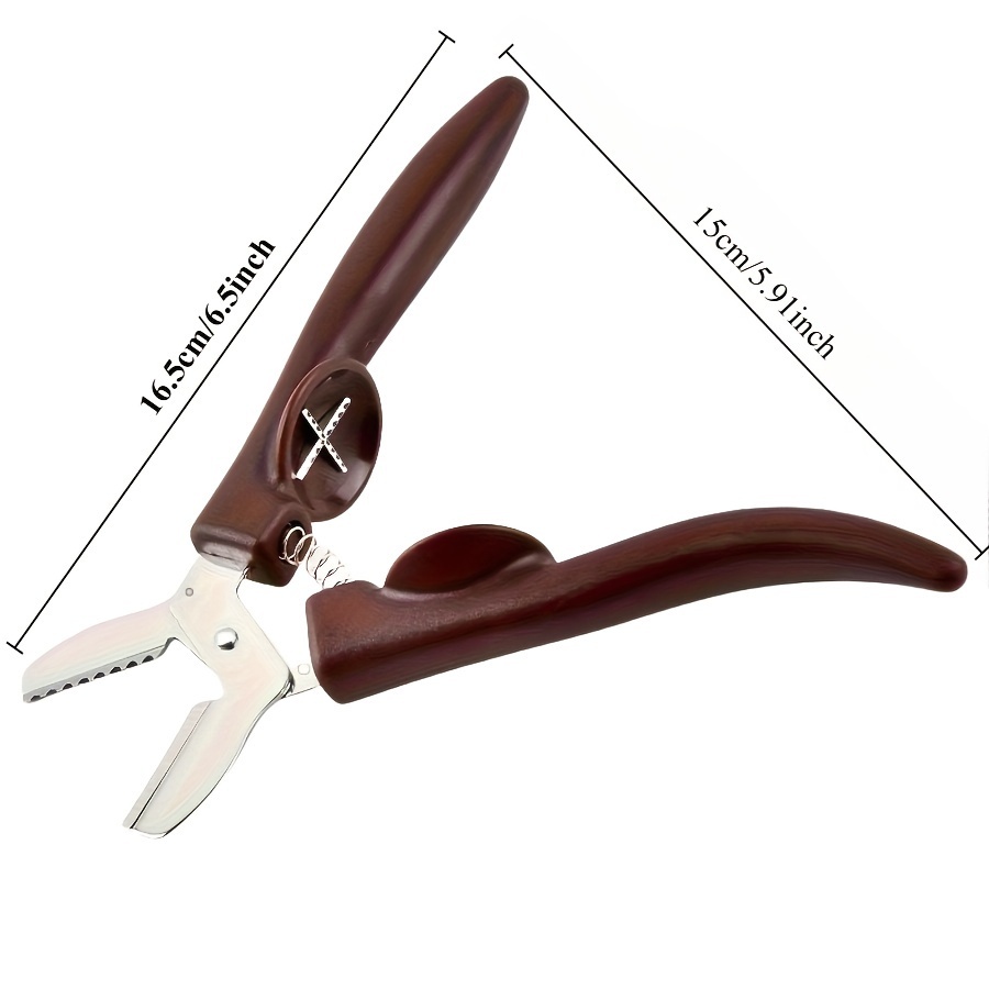 1pc stainless steel chestnut opener ergonomic grip nutcracker tool for kitchen and dining use with   accessory details 1