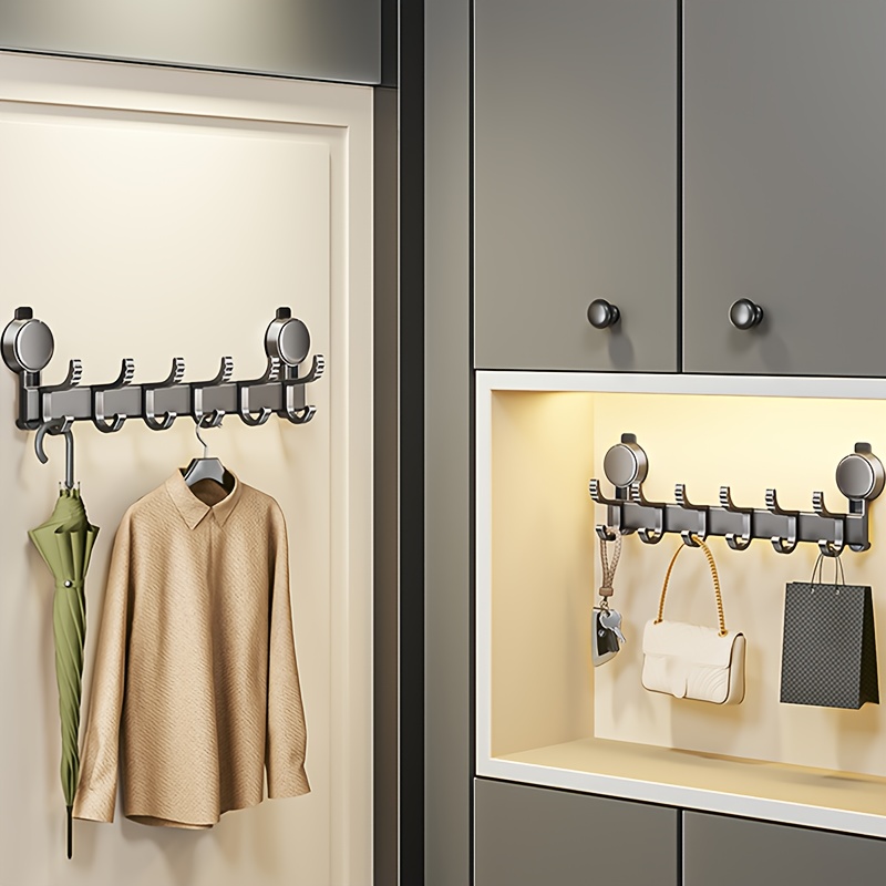 

1pc Heavy Duty Wall Hook Rack – No Drilling Required, , Stylish For Coats, Jackets, Hats, Bags & Kitchen Utensils, Moisture & Rust Resistant, Bathroom, Balcony & Modern , Utility Hooks