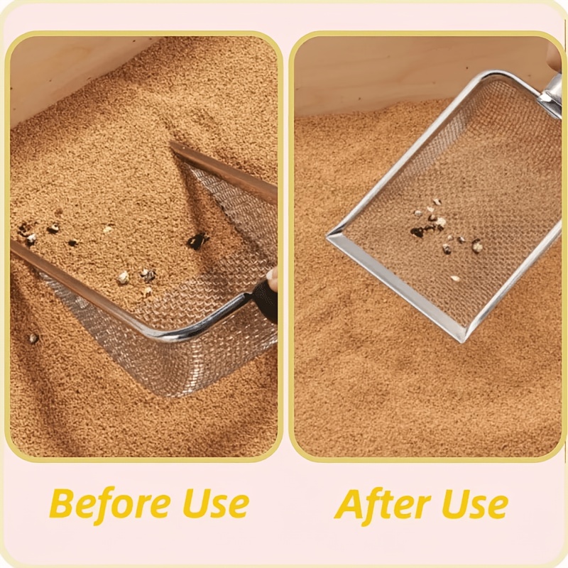 durable stainless steel cat   easy to   waste shovel Product details 5