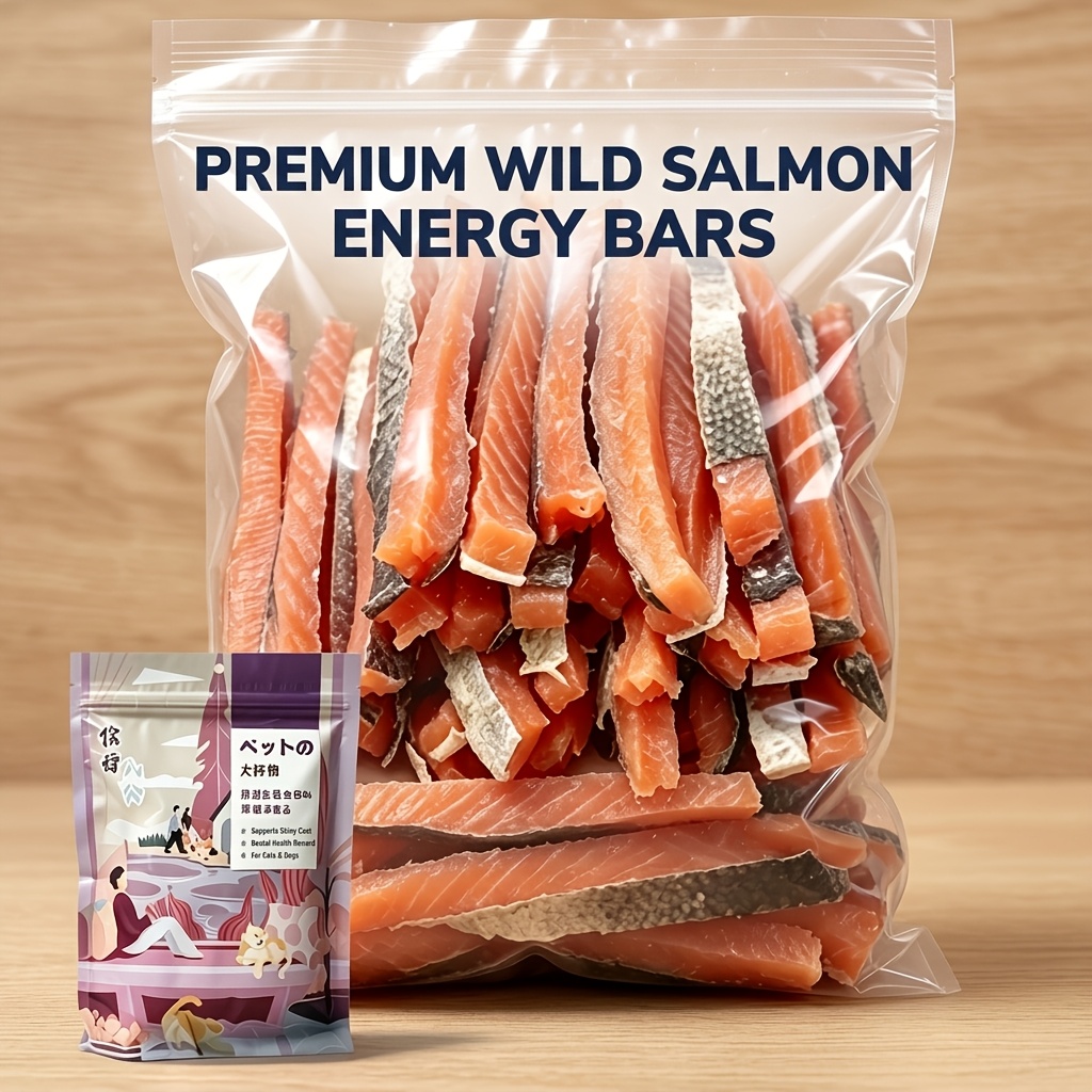 freeze dried salmon chewable   suitable for dogs and cats natural and   training rewards and grinding snacks Product details 0
