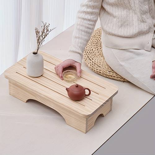 item picture 1pc of solid wood small stool footrest for bedside sofa footstool mat for solid wood heightening pad