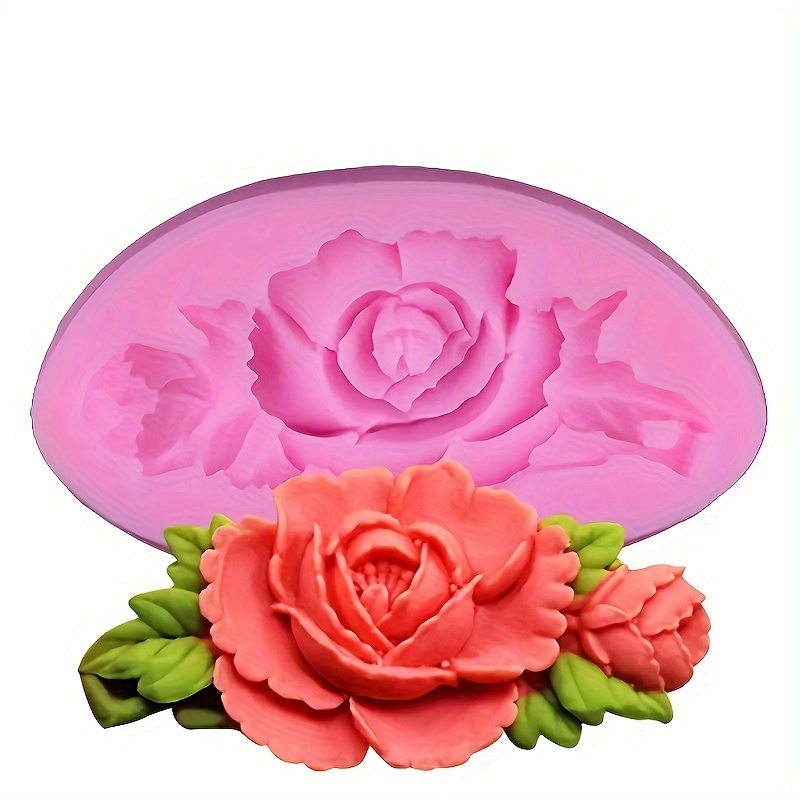 Rose Flower Silicone Mold 1pc