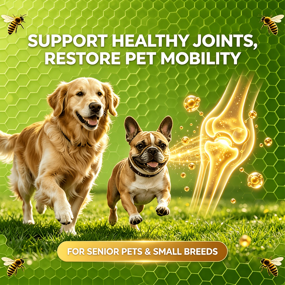 FAELUTE Pet Bee Venom Joint Care Spray - for Senior & Young Pets, Daily Joint Comfort Support, Gentle Spray Formula for Dogs & Cats