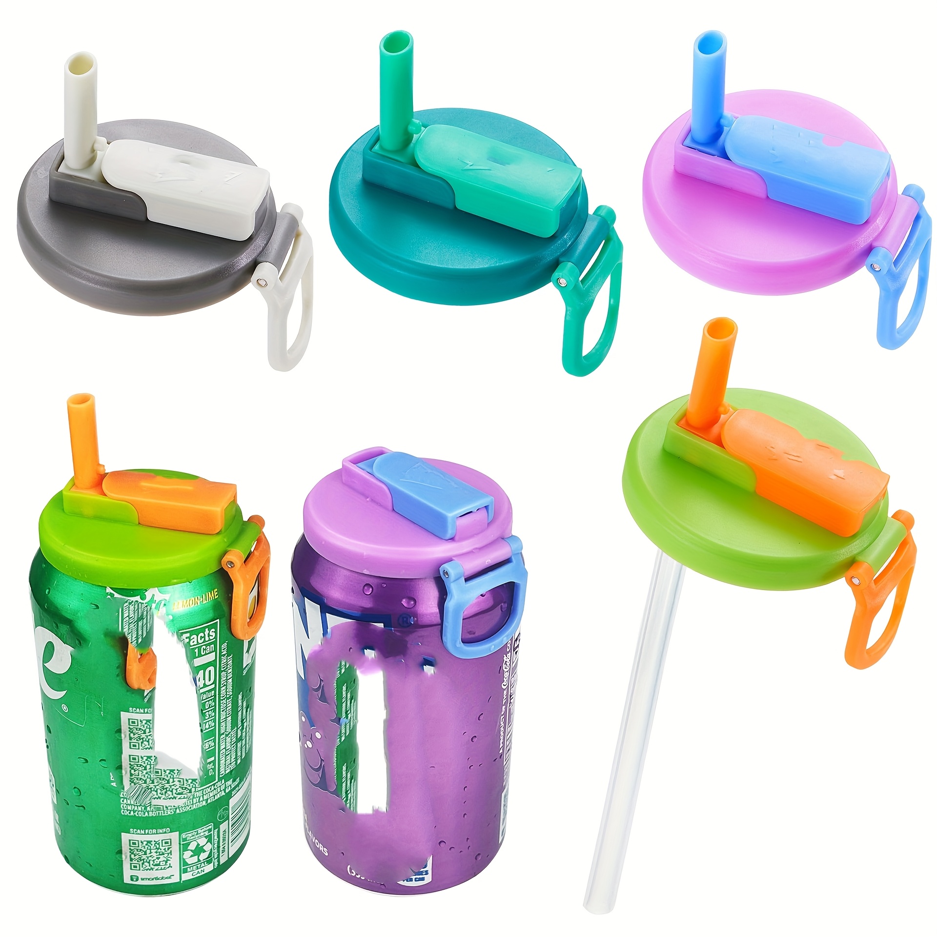 

Soda Can Silicone Straw Soda Can