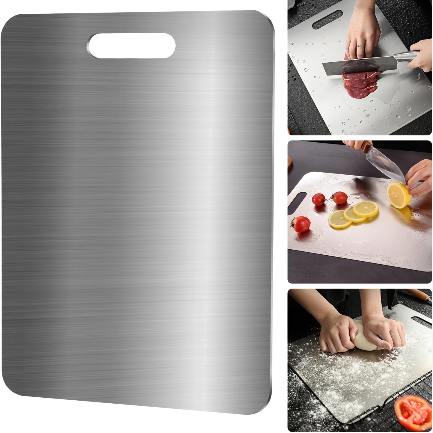 

Titanium , Double-sided Stainless Steel , Bpa Free, Titanium For Cutting Meat, , Vegetables,