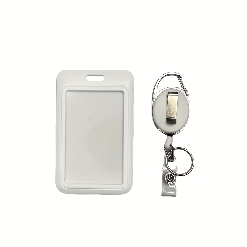 Badge Reel Case SIDEKICK Twist-Free Carabiner Retractable Keychain And Badge Reel That  Holds Up To Keys And ID Badge