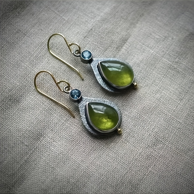 TEMU Une paire de boucles d'oreilles de de style bohème, , avec placage argenté vintage. Ces pendentifs et chics conviennent à une tenue décontractée