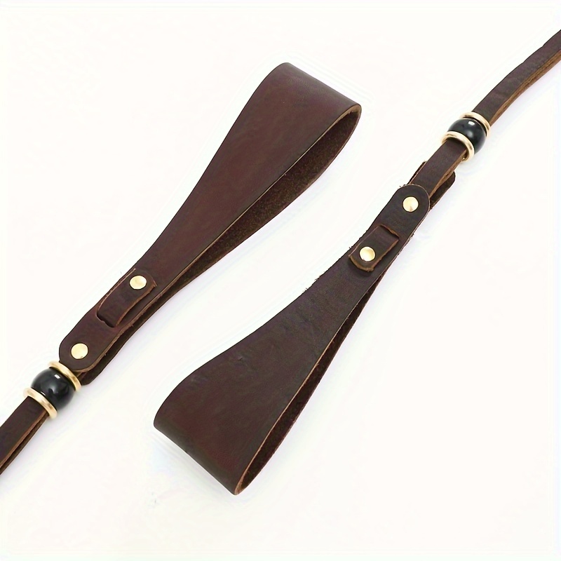 Traffic Dog Leash with Wide Collar, Adjustable Short Traction