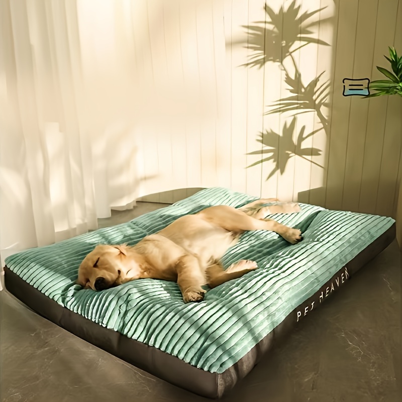 

1pc Orthopedic Dog Bed, , Removable & Washable, Bottom, Polyester Fiber Filled, Comfortable Design For Medium To Large Dogs