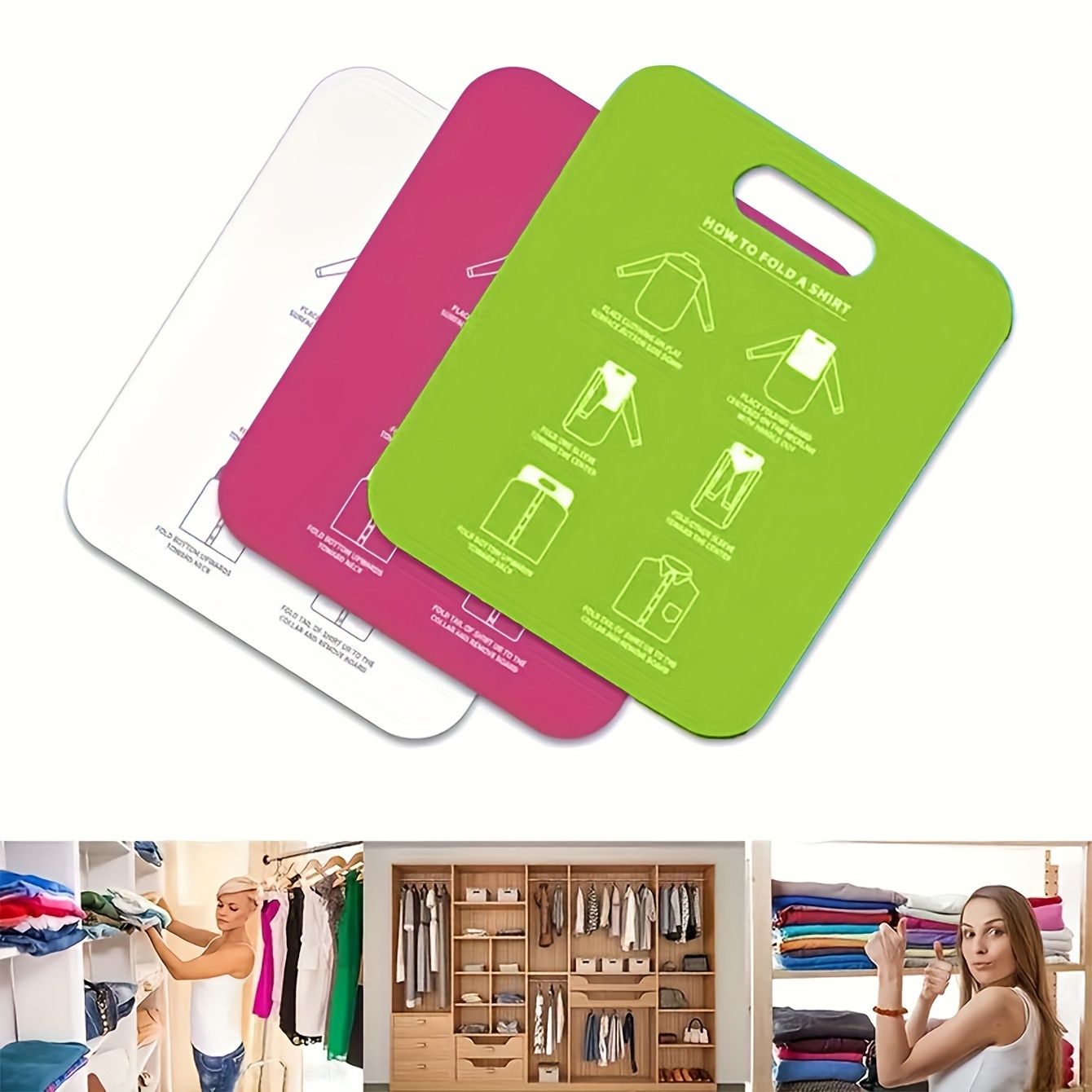 1pc Clothes Folding Board Convenient Clothes Stacking Board