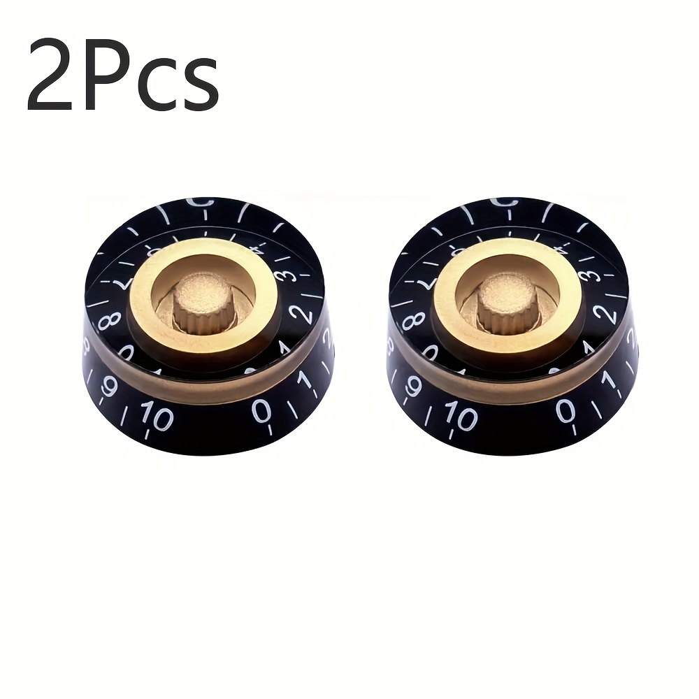 TEMU Electric Guitar Knob Volume Speed Knob Transparent Potentiometer Knob Accessories