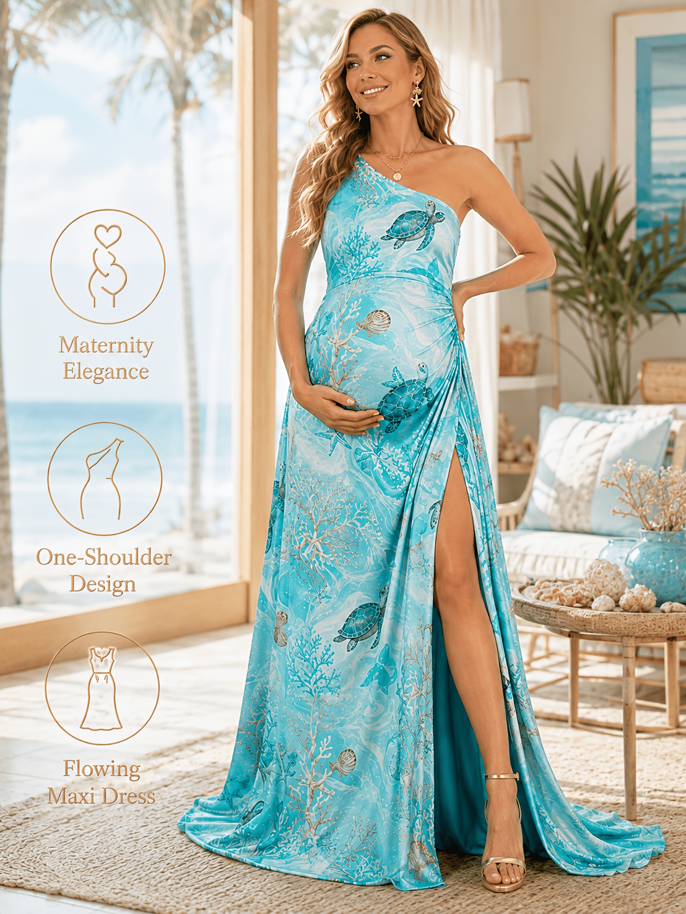 flowy baby shower dresses sold on Temu United States celebrity baby shower dresses