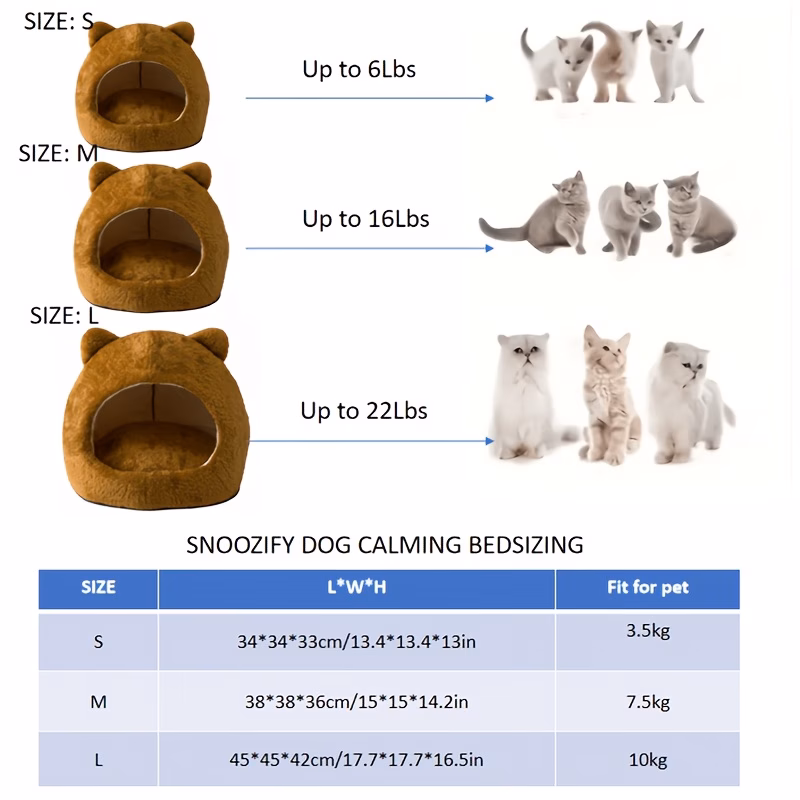 adorable owl shaped cat bed suitable for cats small dogs non slip base soft comfortable pet house with stylish indoor bed for kittens and puppies no cozy hideout for decor Product details 1