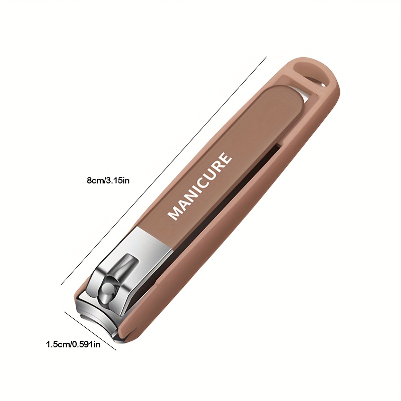 Anti-Splash Nail Clipper for Thick Toenails & Fingernails