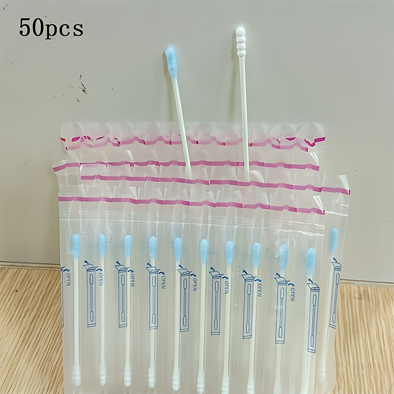 Image of 50pcs/100pcs Sticky Tool Cat Cleaning Supplies Tools Cat Ear Cleaner Tools Sticky Swab New Product New Item Battery Not Required Gift Present Gift Idea