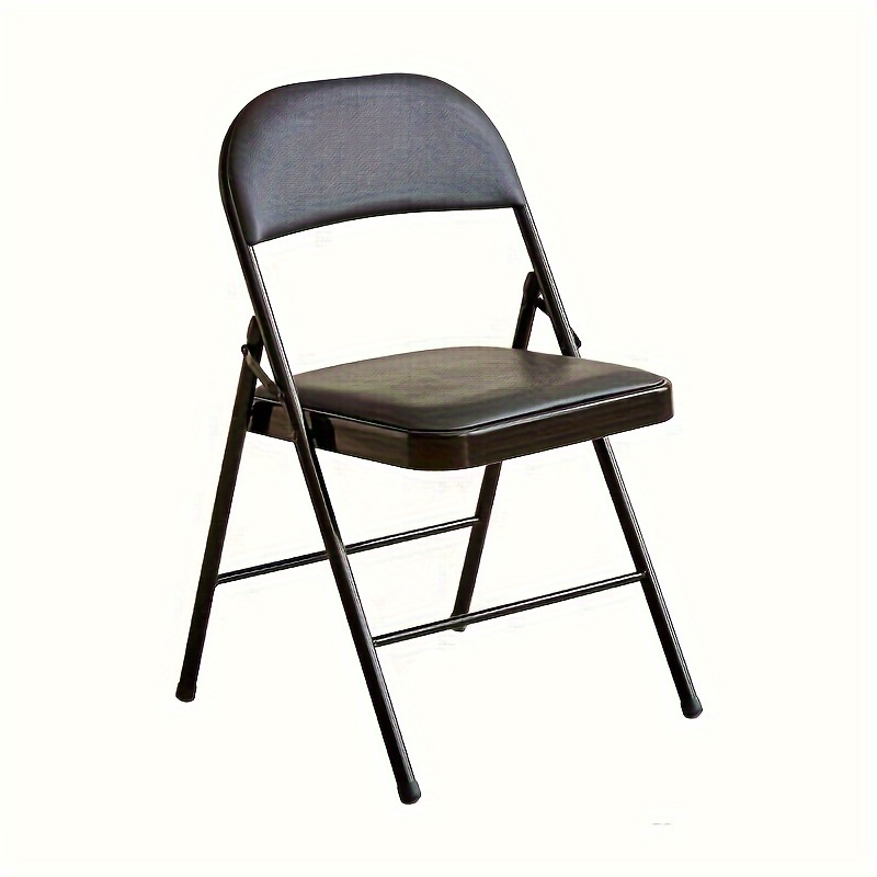 Black White Classic Practical Portable Beach Camping Chair - Temu
