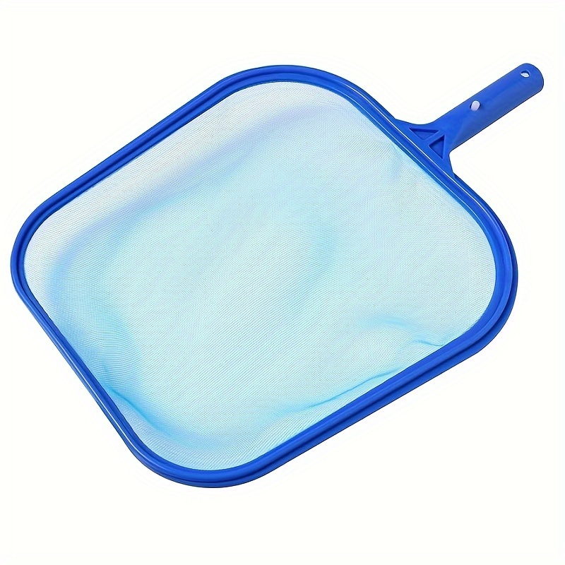 

Heavy-duty Pool Leaf Rake - Fine Mesh Skim Net For Swimming Pool Cleaning, Durable Plastic Frame (blue)