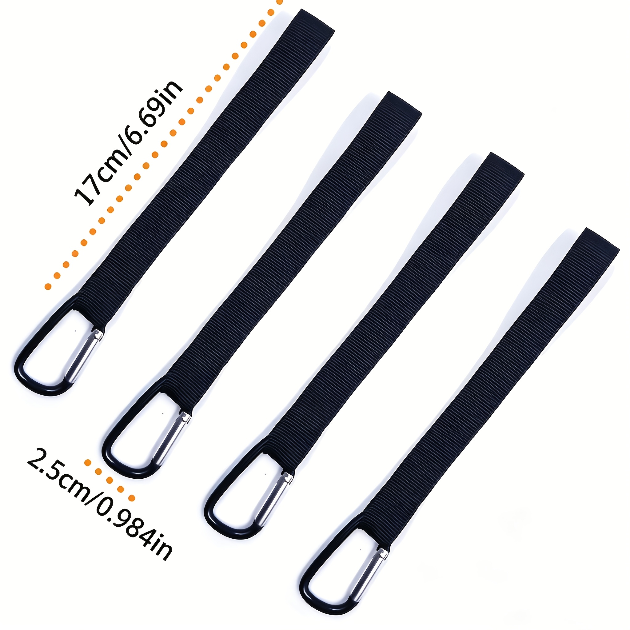Temu – TEMU 4pcs Hook Set, Random Hook Colors, Multi-functional Bag Clip And Stroller Clip, No-drill Installation, , For Strollers, Motorcycles, Scooters,