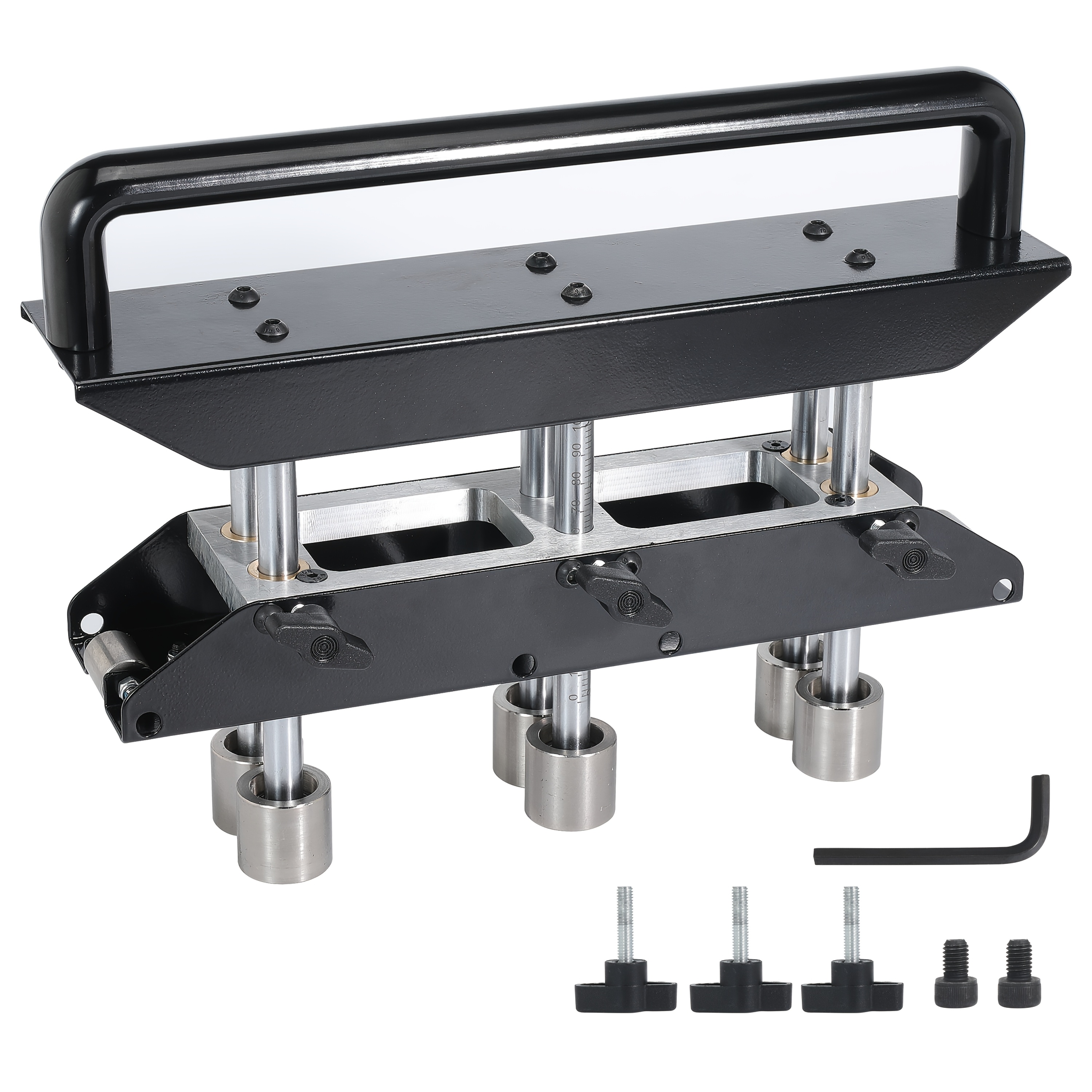 Sheet Metal Bender, Roofing Tools, Three-station Edge Roller Bender, 0-90° Bending Angle, Hand Tools Roofing Tools Adjustable For Making 5/8" To 4" Bends In 29 To 22-gauge Steel