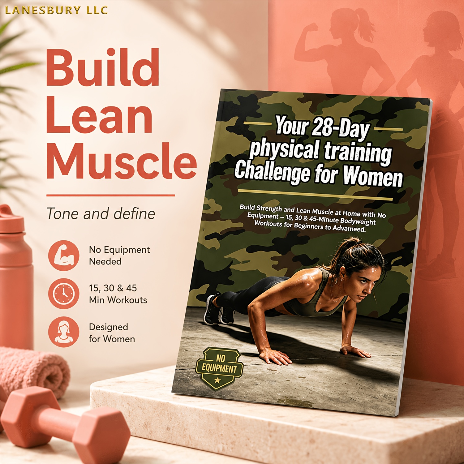 your 28 day physical training challenge for women military calisthenics book for women a 28 day bodyweight program to build strength   and   at home no equipment with   and 45 minute workouts for beginners to advance