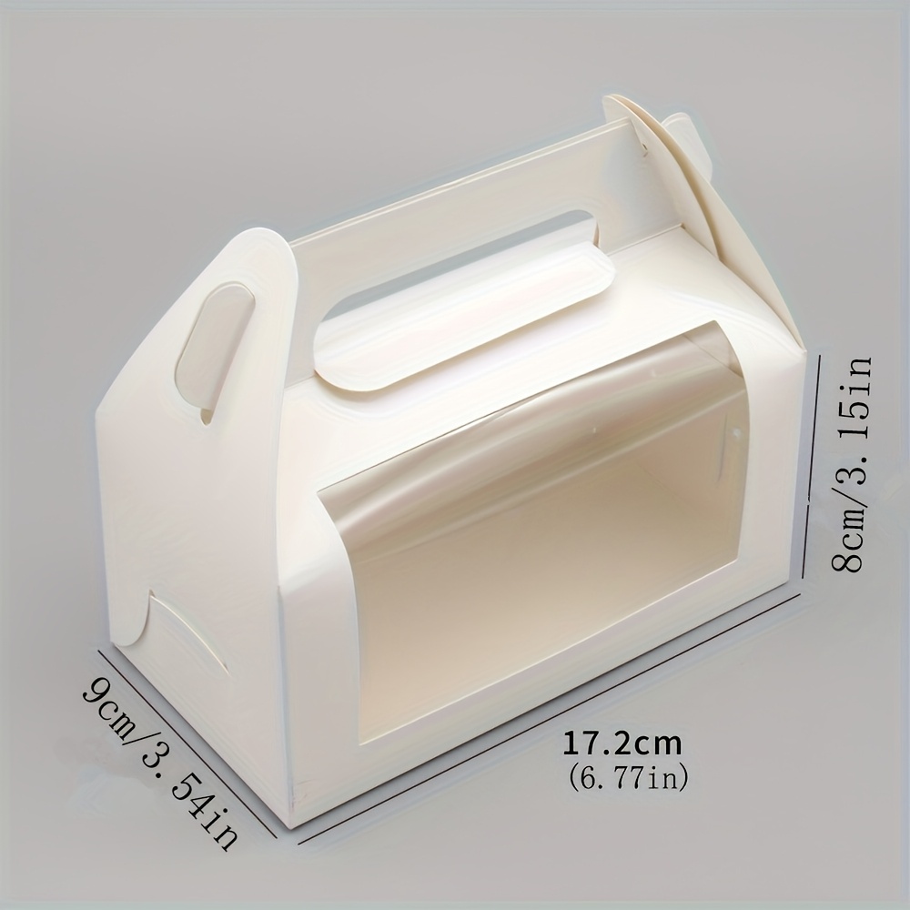 TEMU Gift For Her/him 24pcs Handheld Transparent Window Gift Boxes, Suitable For Birthdays, Weddings And Corporate Parties, Universal Holiday Paper