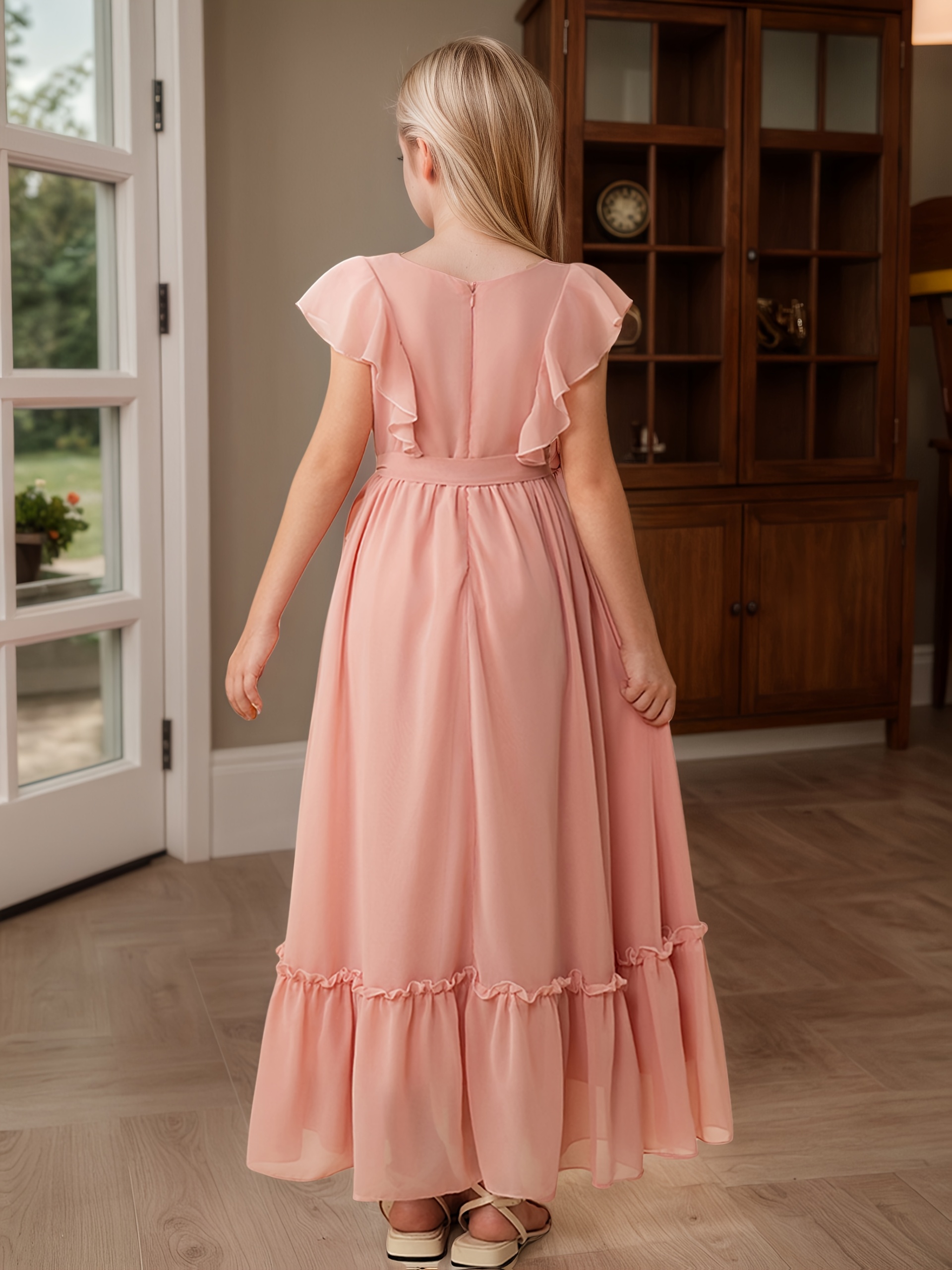 sachin and babi light blue dress Chiffon Pink Vintage Dresses for Women for sale main image 1
