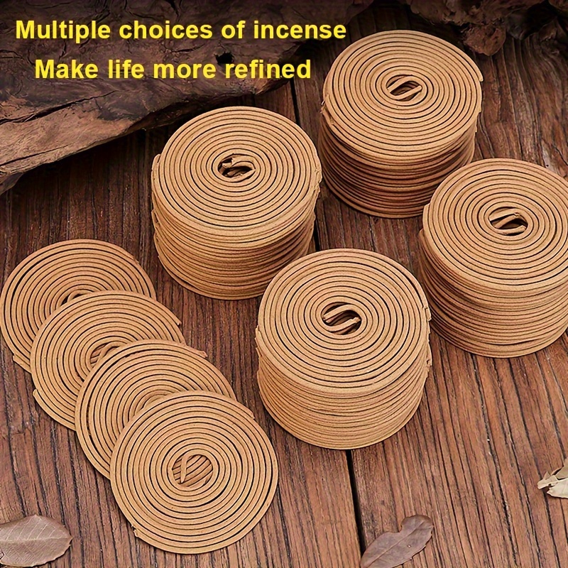 

96pcs Assorted Coils Set - Sandalwood, Agarwood, Lavender & More - 4-hour , Ideal For Yoga, Meditation, Fitness & Home Office Odor Removal - Gift, Meditation Accessories|holiday Gift Item| Aesthetic