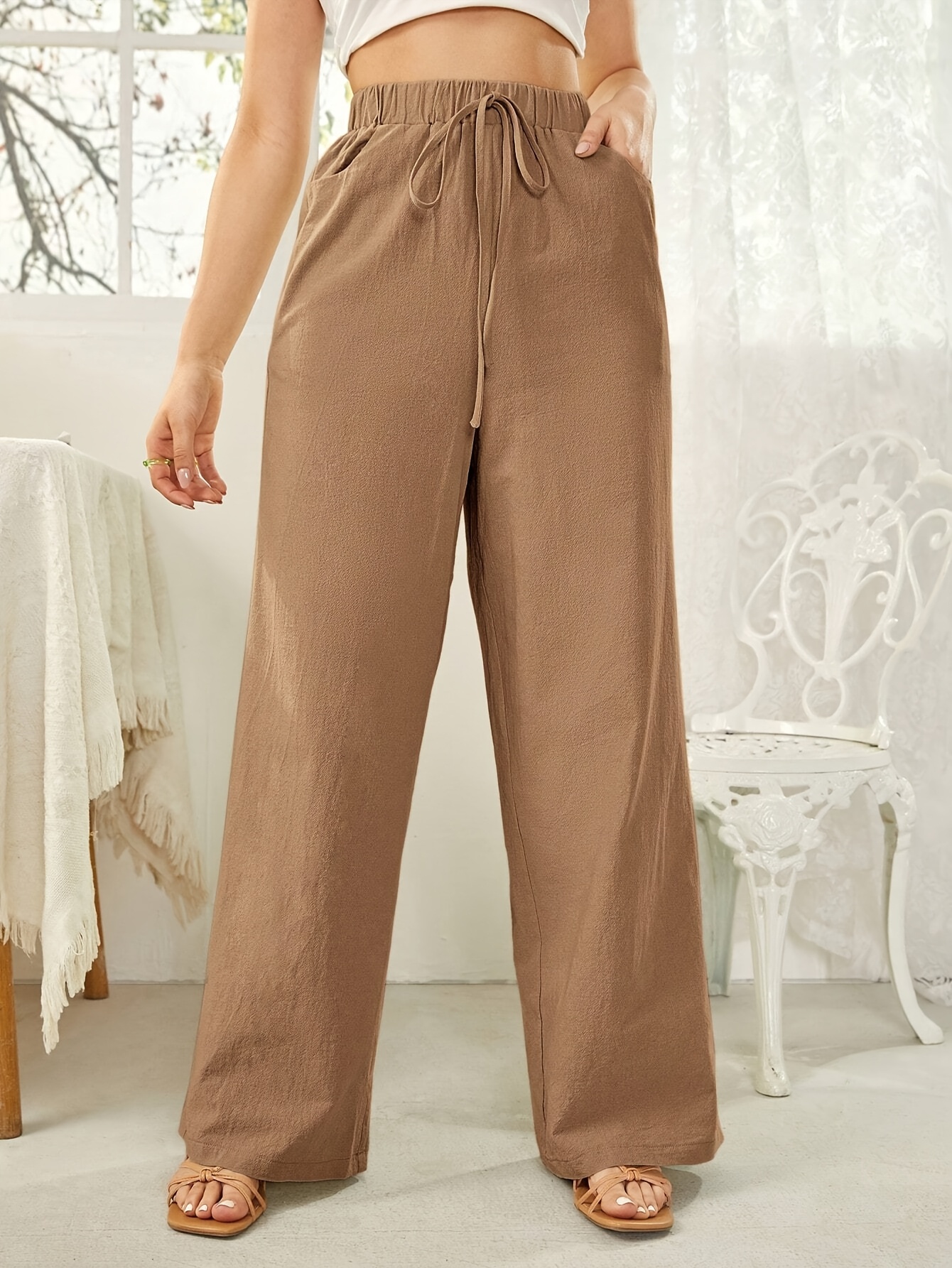 今期新品未使用　Warm Drawstring Pants 38 244016755_6066.jpg