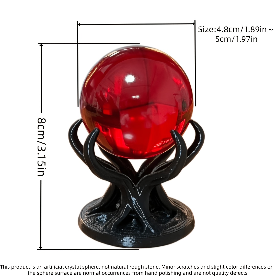 TEMU Set /4 di artificiale rosse e di nere con basi a forma di , adatte per l'arredamento di e interni domestici, un oggetto decorativo . della sfera