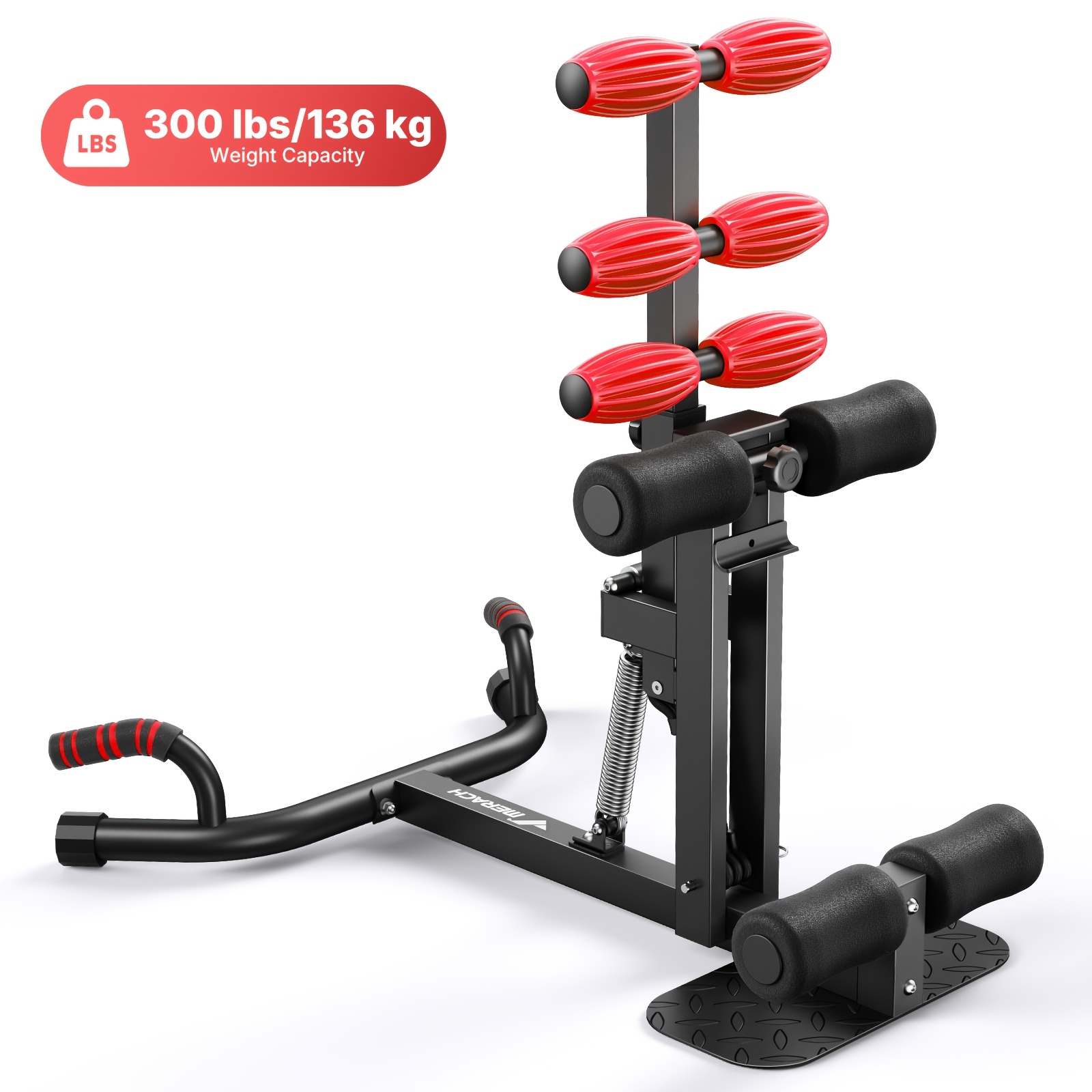 Image of Merach Squat Machine, Home Gym Equipment With 3-level Resistance & 300lbs Capacity, To Use, Squat Trainer For Fitness & Toning, Recovery, Strength Training