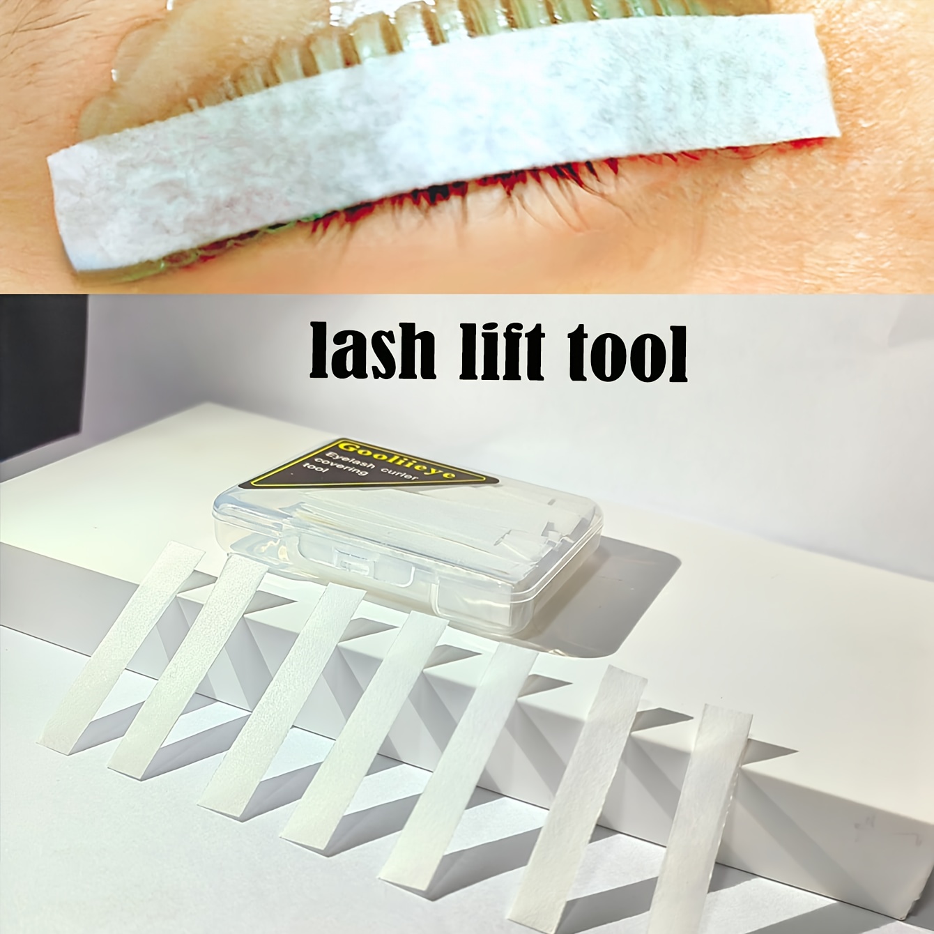 500pcs/ Of -border Eyelash Curling Film Paper, Approximately 500pcs Keratin Eyelash Curling Surgery Film Pressing Paper Strip, Eyelash Compression Roll, Curling And Fixing Eyelashes