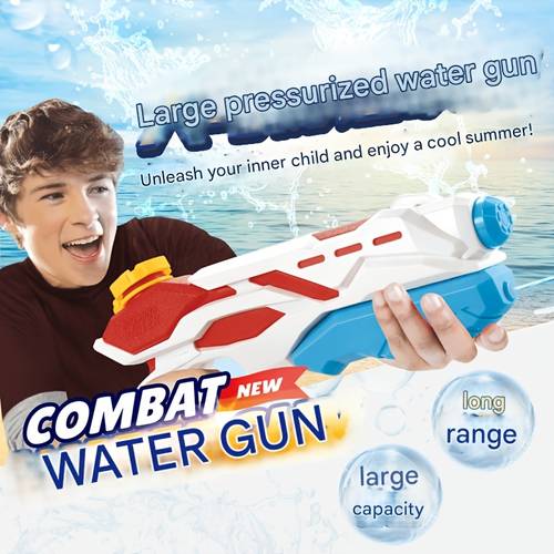 1 retractable water gun toy super powerful water blaster kids water gun toy spray water gun high pressure water gun suitable for water games retractable toy ideal for a must have for summer and a perfect gift